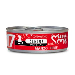 Disugual Mini-Me 17 Latas para Gato Senior con Ternera