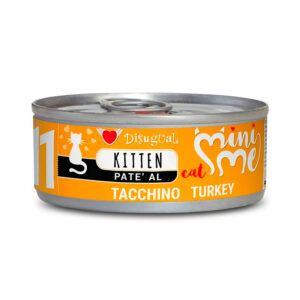 Disugual Mini-Me 11 Kitten Latas para Gatos con Pavo