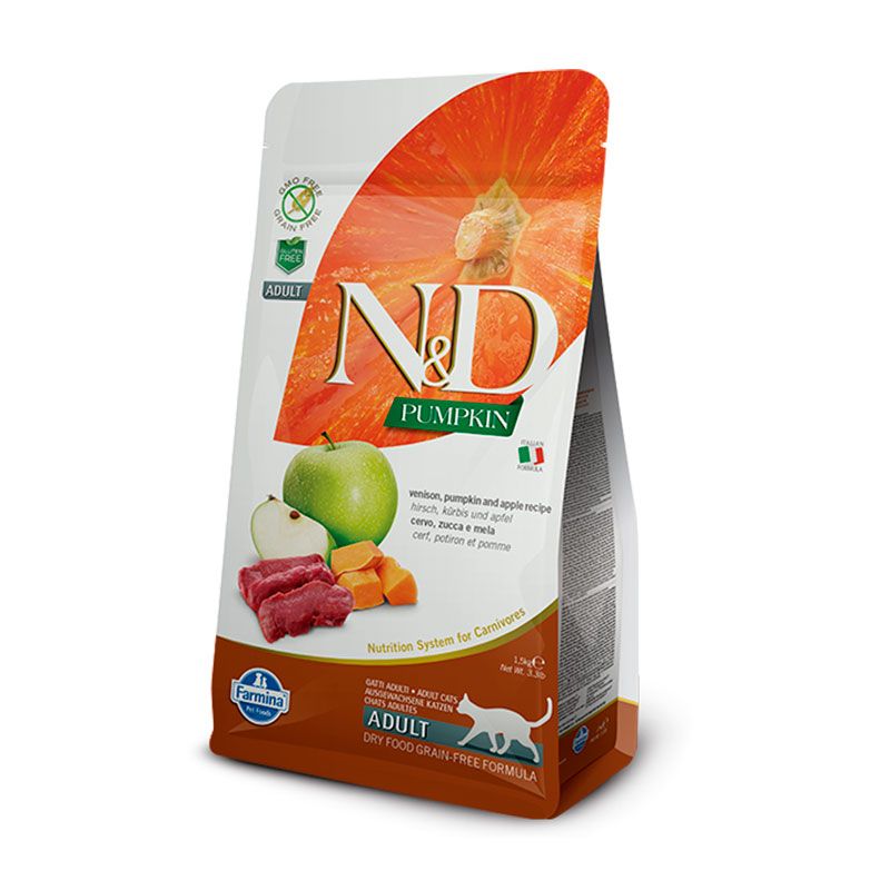 Farmina N&D Cat Pumpkin Venado y Manzana Grain Free