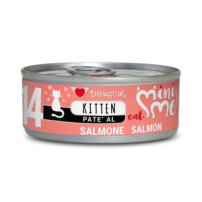 Disugual Mini-Me 14 Kitten Latas para Gatos con Salmón