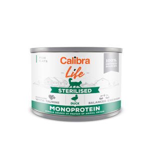 Calibra Cat Life Lata Sterilised Pato 6X200Gr