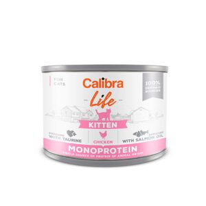 Calibra Cat Life Lata Kitten Pollo 6X200Gr