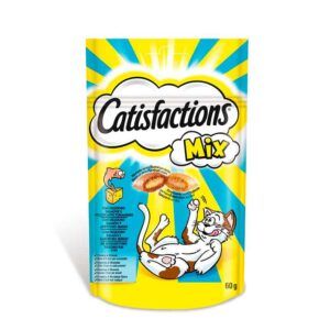 Catisfactions Snack Mixto Queso Y Salmón Para Gatos