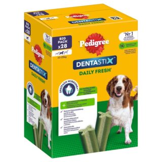 Pedigree Dentastix Fresh Snacks Dentales Medianos 28 Uds