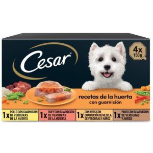 Cesar Recetas de la Huerta Tarrina en Salsa para Perros