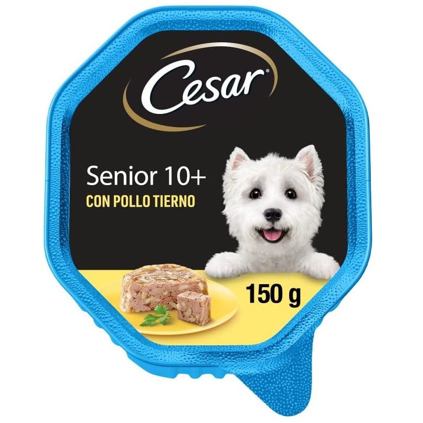 Cesar Senior Comida Húmeda para Perros sabor Pollo y Arroz