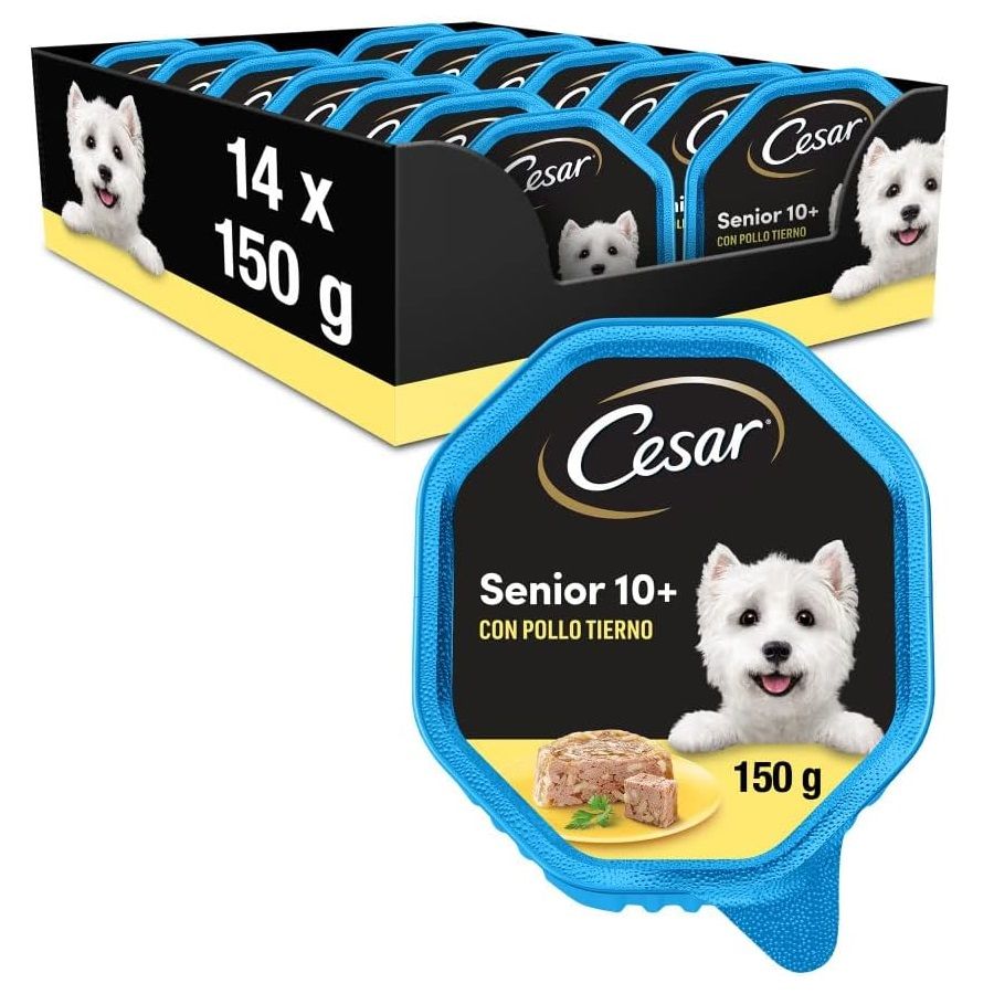 Cesar Senior Comida húmeda para Perros sabor Pollo y Arroz - Imagen 7