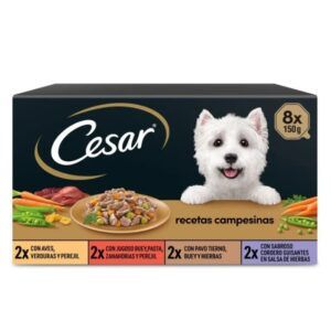 Cesar Receta Campesina Tarrina en Salsa para Perros