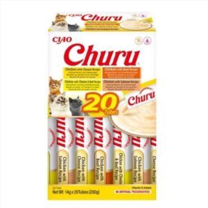 Churu Variedades Pollo y Buey Snack Gatos