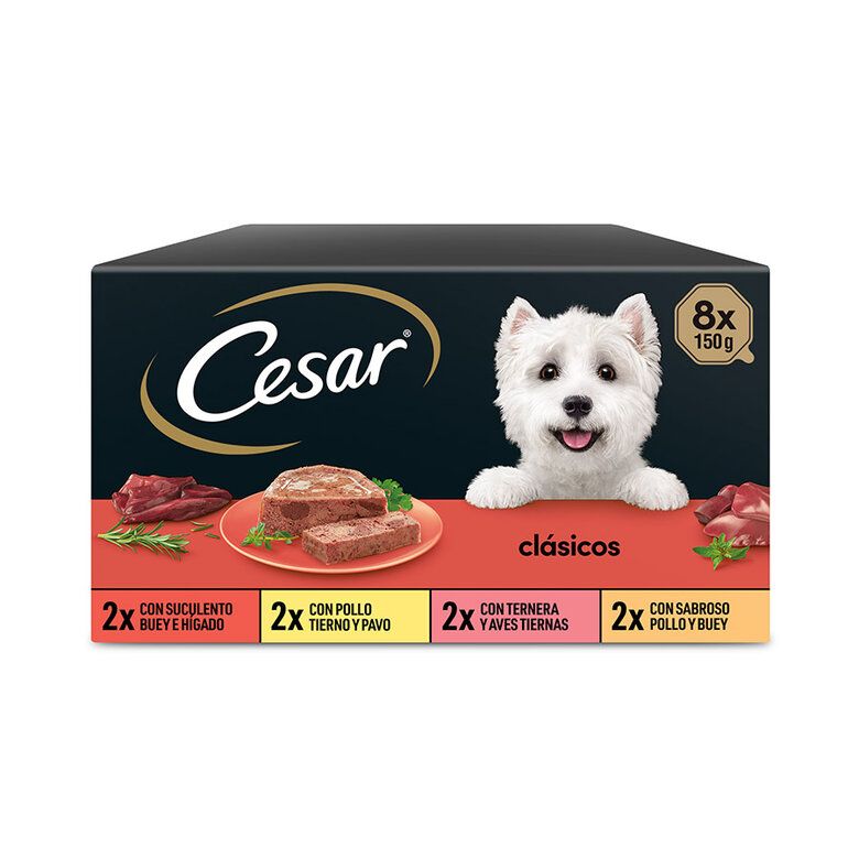 Cesar Recetas Clásicas Tarrinas en Salsa para Perros - Imagen 2
