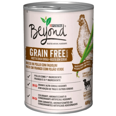 Purina Beyond Grain Free Pollo y Judías 12x400gr