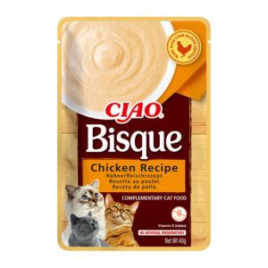 Churu Bisque Pollo Sobres para Gatos 12x40gr
