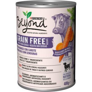 Purina Beyond Grain Free Buey con Zanahorias 12x400gr