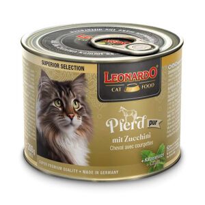 Leonardo Superior Selection Caballo y Calabacín Latas para Gatos