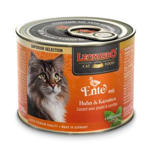 Leonardo Superior Selection Pollo y Zanahoria Latas para Gatos