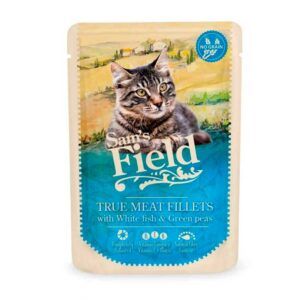 Sam’s Field Filetes de Pescado Blanco y Guisantes Sobres Gatos