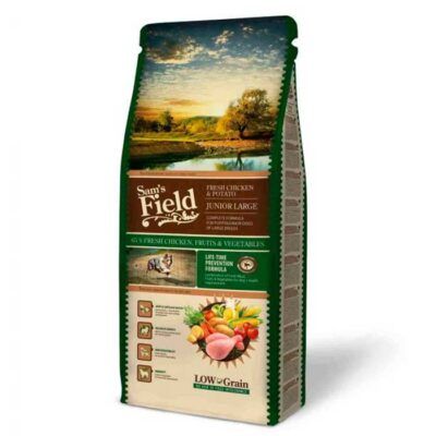 Sam's Field Junior para Razas Grandes Pollo Fresco Y Patata