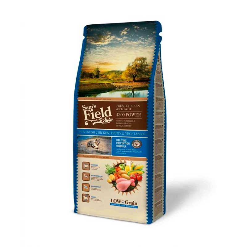 Sam's Field Adult 4300 Power con Pollo Y Patata para Perros