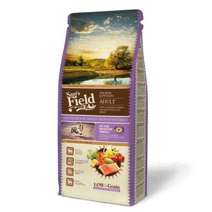 Sam's Field Adulto Hipoalergénico con Salmón Y Patata