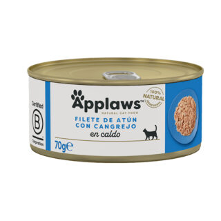 Applaws Cat Atún y Cangrejo Latas para Gatos 24 x 70gr