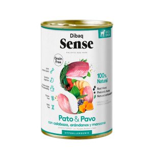 Dibaq Sense Grain Free Pato y Pavo Latas para Perros