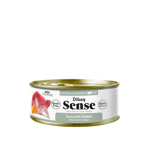 Dibaq Sense Grain Free Atún Con Conejo Latas para Gatos
