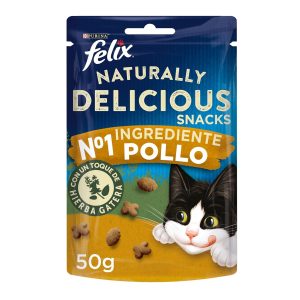 Felix Snack Naturally Delicious De Pollo Para Gatos