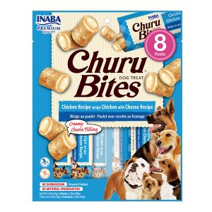 Inaba Churu Dog Bites Snacks Pollo y Queso para Perros 8 x 12gr
