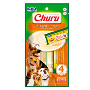 Inaba Churu Dog Receta de Pollo Snacks para Perros 4 x 12gr