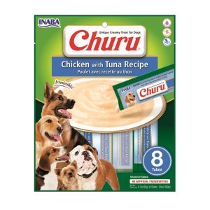 Inaba Churu Dog Snacks Receta de Pollo y Atún 8 x 20gr