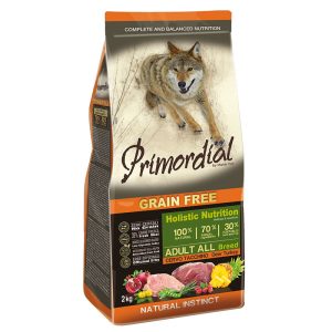 Primordial Adulto Ciervo y Pavo Pienso para Perros