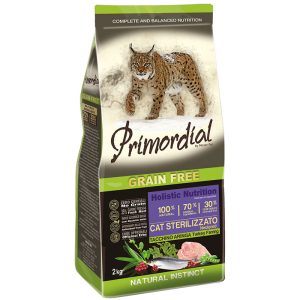 Primordial Pienso para Gato Adulto Esterilizado Pavo y Arenque