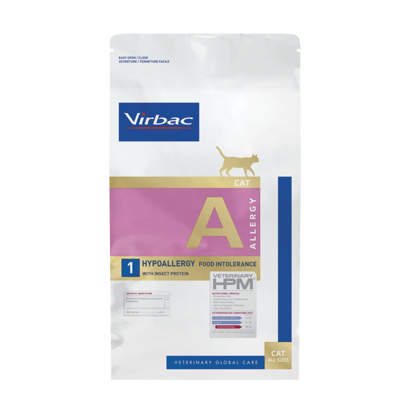 Virbac Veterinary HPM Allergy A1 Hypoallergy Pienso para Gatos