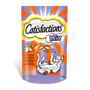 Catisfactions Premios y Snacks de Pollo y Pato para Gatos 60gr