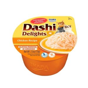 Churu Dashi Delights de Pollo para Gatos (6x70gr)