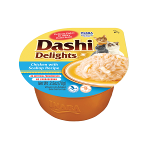 Churu Dashi Delights de Pollo con Vieira para Gatos (6x70gr)