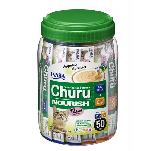 Inaba Churu Cat Vet Nourish Atún y Pollo 50 Tubos