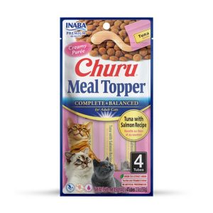 Churu Meal Topper Atún y Salmón Snacks para Gatos