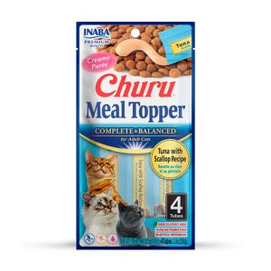 Churu Meal Topper Atún y Vieira Snacks para Gatos