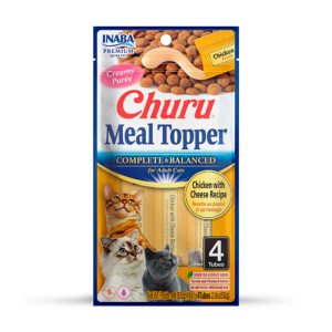 Churu Meal Topper Pollo con Queso Snacks para Gatos