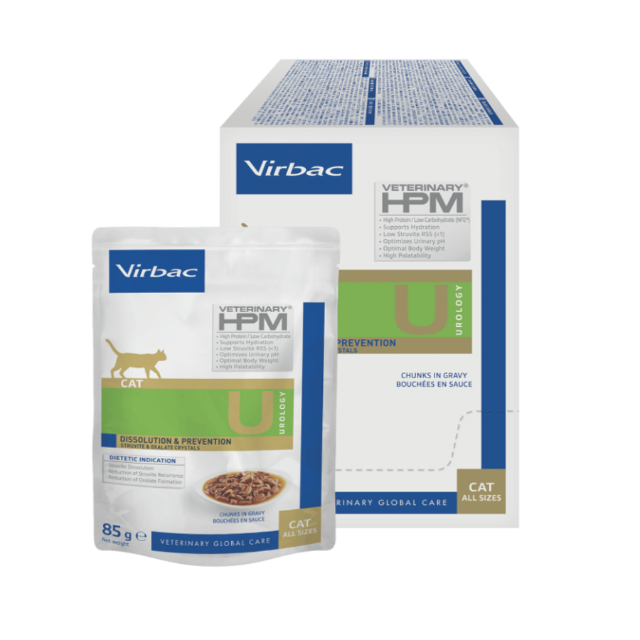 Virbac Veterinary HPM Urology Comida Húmeda para Gatos