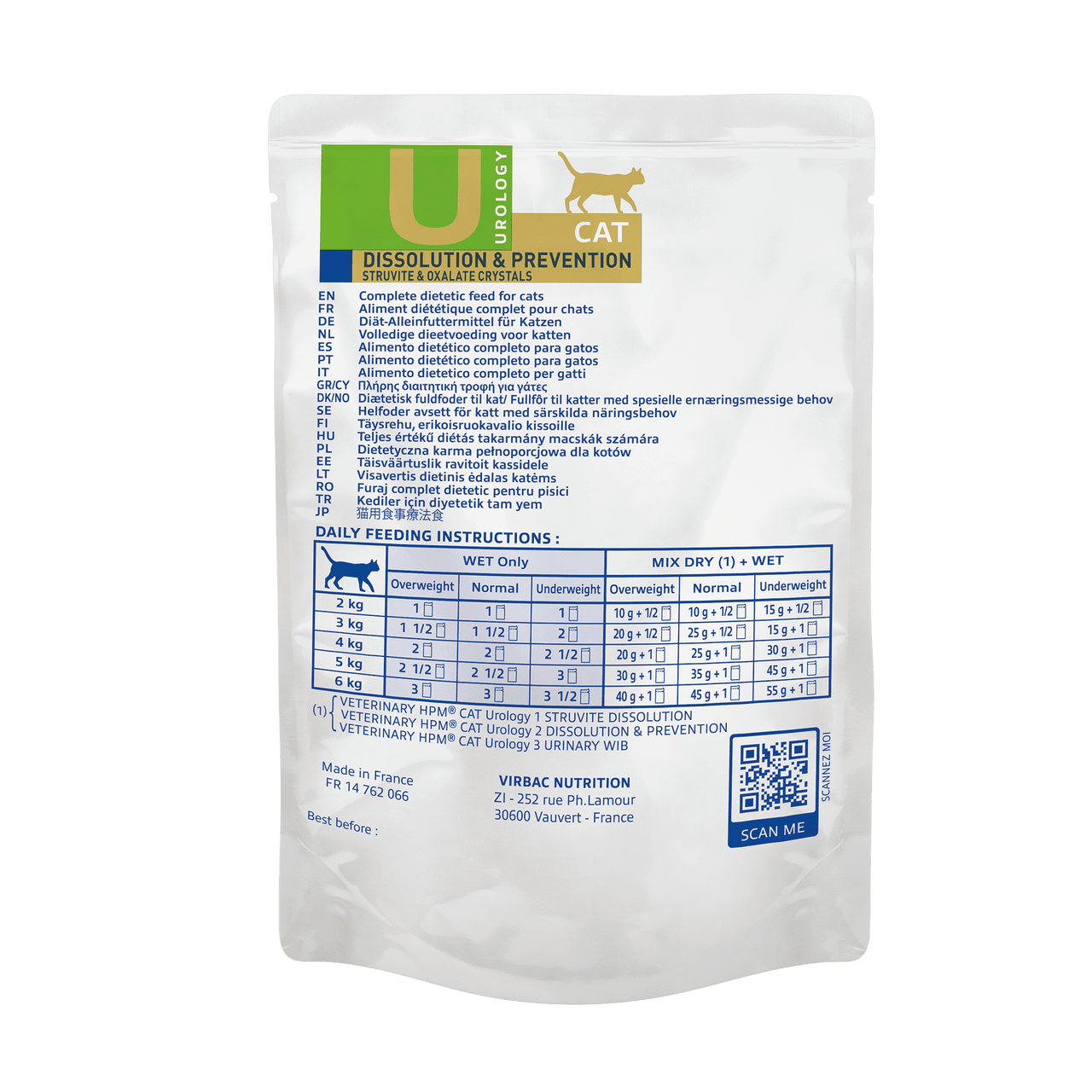 Virbac Veterinary HPM Urology Comida Húmeda para Gatos - Imagen 3
