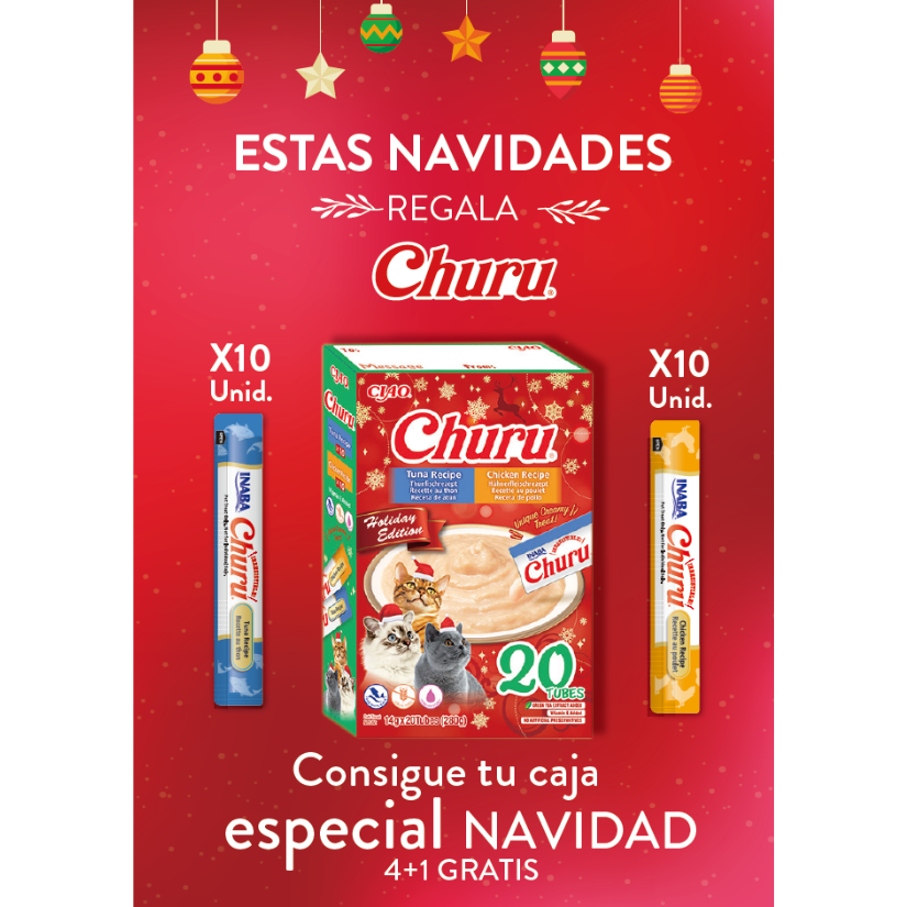 Churu GIFT BOX Caja de Navidad para Gatos - Imagen 2