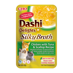 Churu Dashi Delights Silky Broth Pollo con Atún y Vieira 12 x 40gr