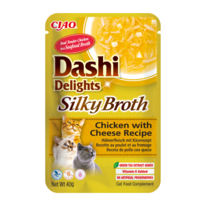 Churu Dashi Delights Silky Broth Pollo y Queso 12 x 40gr