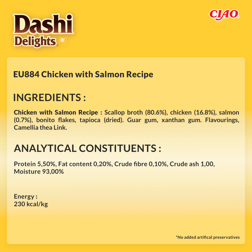 Churu Dashi Delights Silky Broth Pollo y Salmón 12 x 40gr - Imagen 2