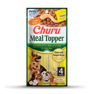 Churu Meal Topper de Pollo y Calabaza Snacks para Perros