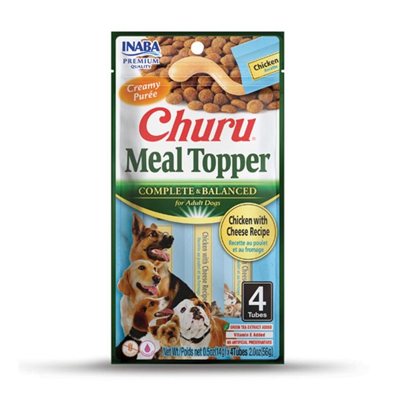 Churu Meal Topper de Pollo y Queso Snacks para Perros