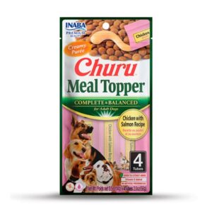 Churu Meal Topper de Pollo y Salmón Snacks para Perros