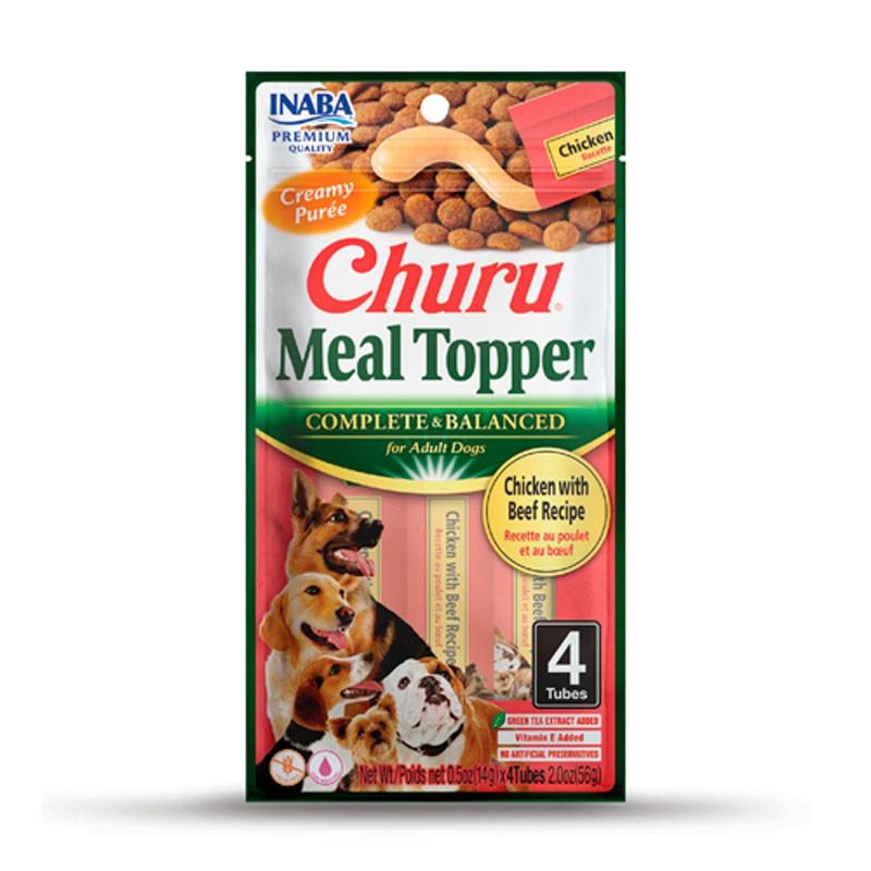 Churu Meal Topper de Pollo y Buey Snacks para Perros